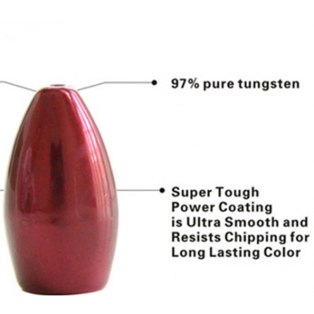 RED Tungsten Flipping Weights Mossback