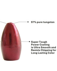 1/2 Oz RED Tungsten Flipping Weights Mossback 1/2 Oz RED Tungsten Flipping Weights Mossback