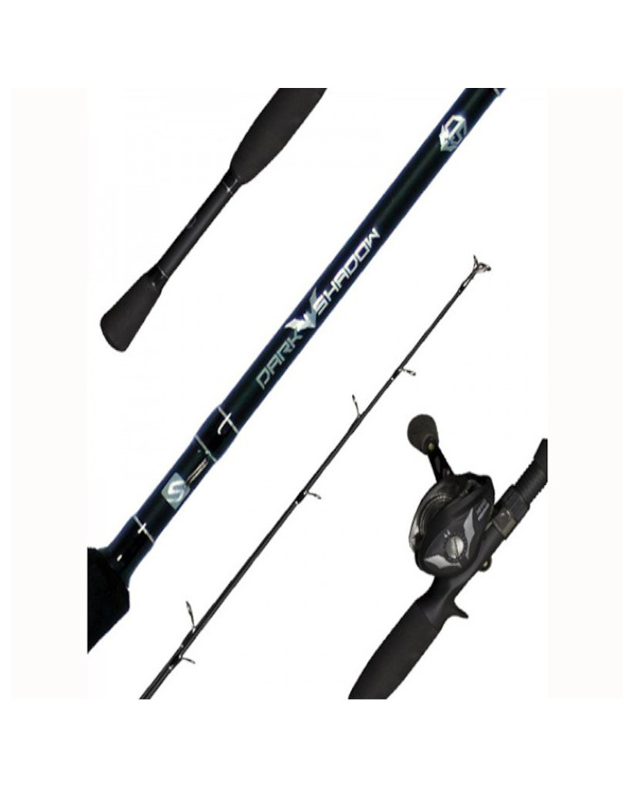 Sensation Dark Shadow  6 Foot 6 inch MH 2 Pce Baitcaster Combo Sensation Dark Shadow  6 Foot 6 inch MH 2 Pce Baitcaster Combo
