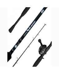 Sensation Dark Shadow  6 Foot 6 inch MH 2 Pce Baitcaster Combo Sensation Dark Shadow  6 Foot 6 inch MH 2 Pce Baitcaster Combo