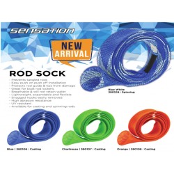 Sensation Rod Sock Casting Blue