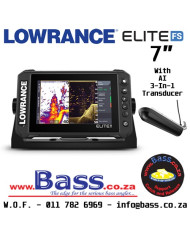 Lowrance Elite FS-7 Chartplotter Fishfinder with AI 3-in-1 Transducer
