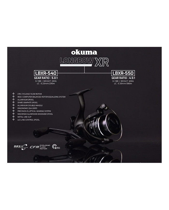 Okuma Longbow LBXR540 Baitfeeder Reel Okuma Longbow LBXR540 Baitfeeder Reel