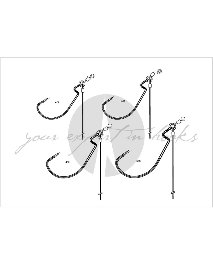 VMC Mystic Predator Tokyo Rig 2/0 VMC Mystic Predator Tokyo Rig 2/0