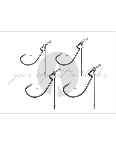 VMC Mystic Predator Tokyo Rig 5/0 VMC Mystic Predator Tokyo Rig 5/0