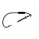 MUSTAD POWER LOCK PLUS WORM KEEPER WEIGHTED HOOK SIZE 3/0 - 1/8 OZ.