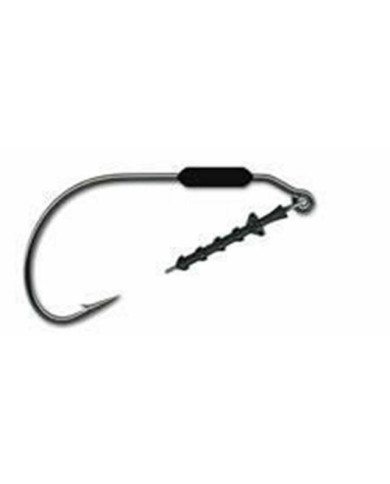 MUSTAD POWER LOCK PLUS WORM KEEPER WEIGHTED HOOK SIZE 3/0 - 1/8 OZ. MUSTAD POWER LOCK PLUS WORM KEEPER WEIGHTED HOOK SIZE 3/0 - 1/8 OZ.