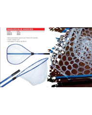 Sensation 45 cm Snagless Rubber Landing Net Anodised Blue