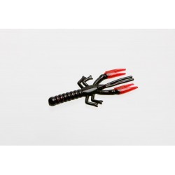 Zoom Lil Critter Craw BLACK RED / RED CLAW