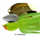 Picasso Light Wire Tandem Thunder Willow Spinnerbait Chartreuse