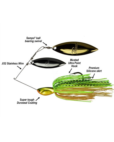 Picasso Light Wire Double Willow Spinnerbait