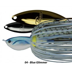 1/4 Oz Picasso Light Wire Double Willow Spinnerbait Blue Glimmer Shad
