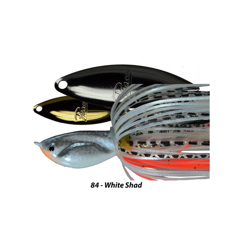 3/8 Oz Picasso Light Wire Double Willow Spinnerbait White Shad -  www. Bass Fishing Tackle in South Africa