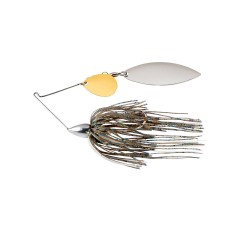 1/4 Oz WAR EAGLE NICKLE FRAME TANDEM BLADE SPINNERBAIT- BLUEGILL THE GRUB cg/WN