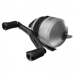 Zebco 33 N SpinCast Closed Face Fishing Reel - Silver Black