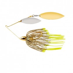 1/2 Oz WAR EAGLE GOLD FRAME DOUBLE WILLOW SPINNERBAIT- HOT MOUSE wg/WN