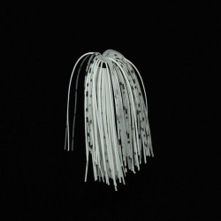 Mossback Silicone Skirt - White Shad