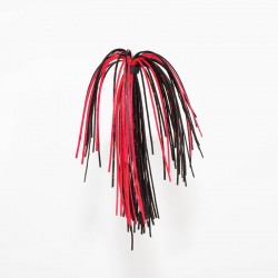Mossback Silicone Skirt - Black Red Flake