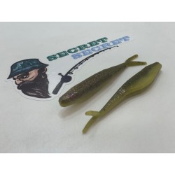 Secret Secret Nuke - Fluke Minnow Amber Laminate 3in