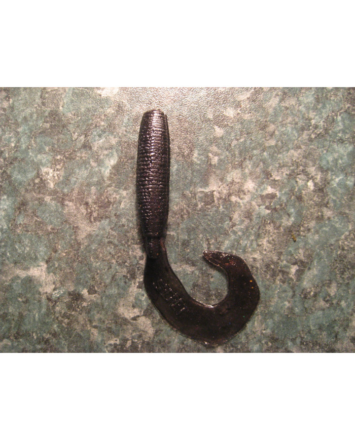 Itty's Secrets Baits 3" Grub Black