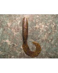 Itty's Secrets Baits Grub Green Pumpkin Magic 3in