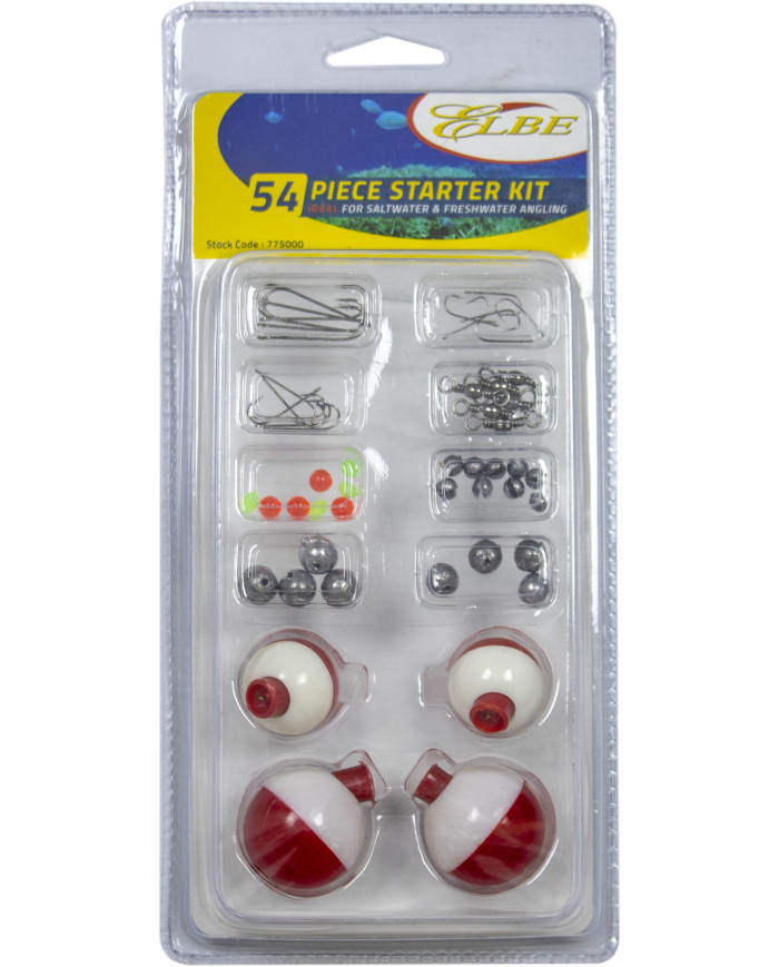 Elbe 54 Piece Salt and Fresh Water General Starter Kit