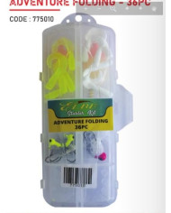 Elbe 36 pc Adventure Folding Fishing Starter Kit