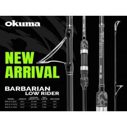 Okuma Barbarian Low Rider Carp Black 12ft 2PC Rod