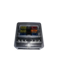 Marine / 4x4 Fuse Box - 1 in and 6 out with Negative Bus and LED indicator