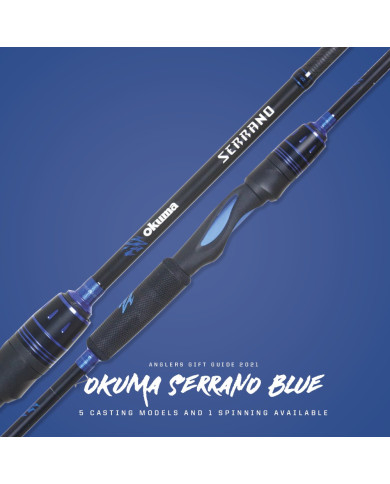 Okuma Serrano Blue Casting Rods Okuma Serrano Blue Casting Rods