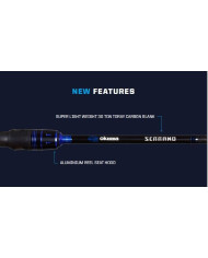 Okuma Serrano Blue Casting Rods