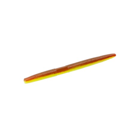 Zoom Zlinky Stick Worm 5" MOTOR OIL CHARTREUSE