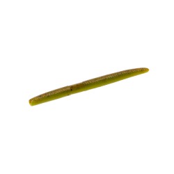 Zoom Zlinky Stick Worm 5 inch GREEN PUMPKIN WATERMELON LAMINATE