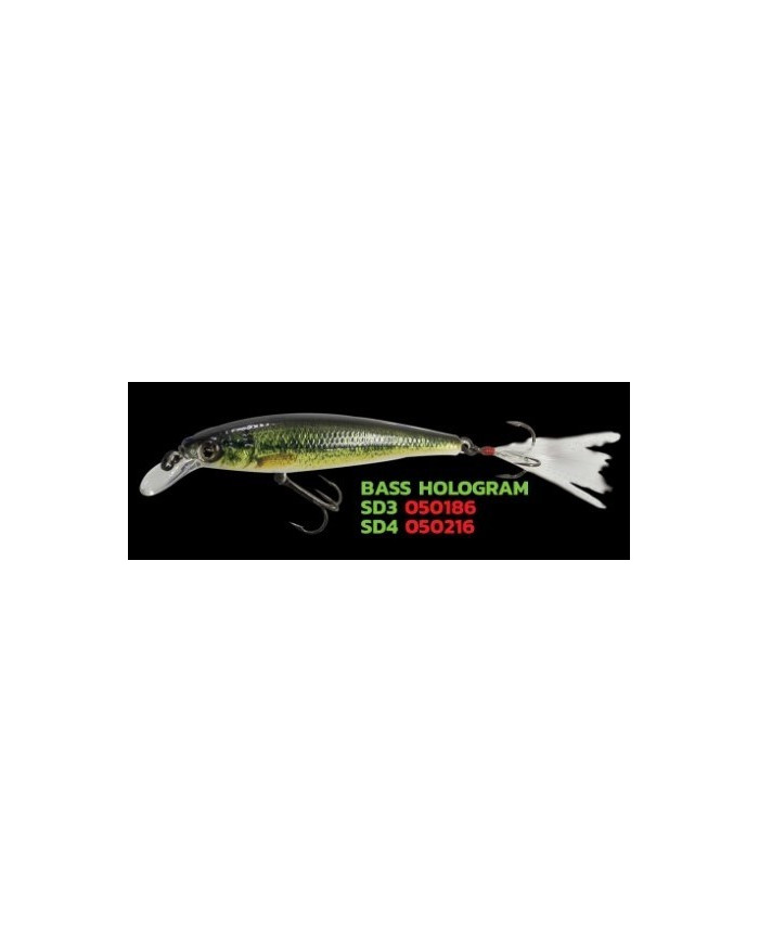 Sensation Jerk Minnow SD4 10g Bass Hologram