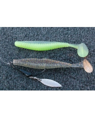 Sensation Tungsten Blade Swimbait Hook 4/0 - 3/16 Oz Silver Blade Sensation Tungsten Blade Swimbait Hook 4/0 - 3/16 Oz Silver Blade