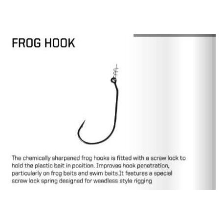 Sensation Frog Springlock Swimbait Hook Size 5/0