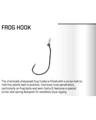 Sensation Frog Springlock Swimbait Hook Size 5/0