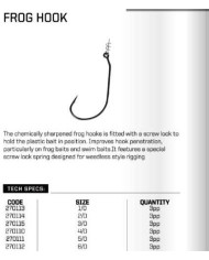 Sensation Frog Springlock Swimbait Hook Size 4/0