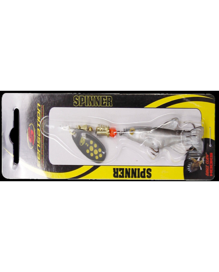 Sensation Bass Fury Inline Spinner with Fish 1