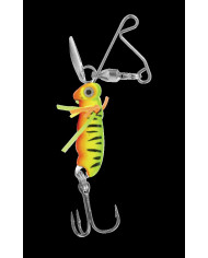 Sensation Locust Spinner 1/4oz Firetiger Sensation Locust Spinner 1/4oz Firetiger
