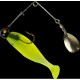 Cull-em Value Series Minnow Spin Chartreuse Silver 