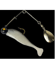 Cull-em Value Series Minnow Spin Natural Silver 