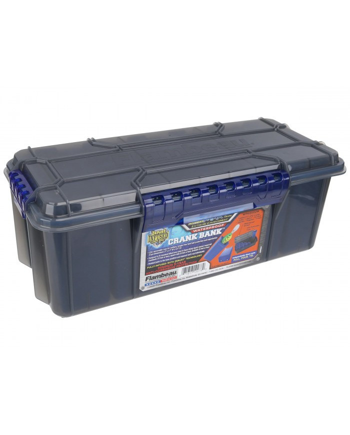 Flambeau Crank Bank Waterproof Clear Grey (Zerust Max) - WP6050ZM