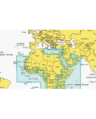 Navionics + Africa and Middle East Commores Mauritius and Seychelles Large Chart Area  NAAF30L