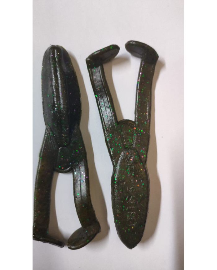 Itty's Secret Baits Secret Frog Green Pumpkin Special 4" Itty's Secret Baits Secret Frog Green Pumpkin Special 4"