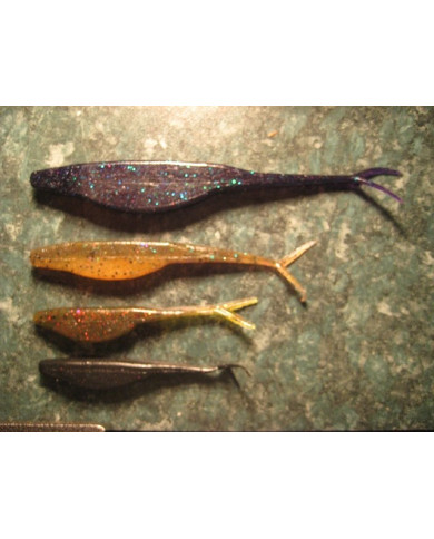 Itty's Flukes: Monster 6"; F100 4.5": F80 3.5"  Junior 3" Itty's Flukes: Monster 6"; F100 4.5": F80 3.5"  Junior 3"
