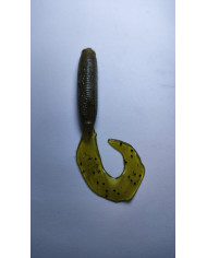 Itty's Secrets Baits Grub Green Pumpkin 3in 