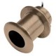 Garmin AIRMAR Xdcr,B619,8-pin,Tilted Bronze Thru-Hull,12˚,200/77kHz Transducer