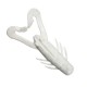 Gene Larew Hammer Craw Bone White Silver 3.5"