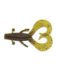 Gary Yamamoto Cowboy Green Pumpkin Copper & Purple Flake 3.75"